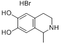 6,7-Dihydroxy-1-methyl-1,2,3,4-tetrahydroisoquinolinehydrobromide Structure,38221-21-5Structure