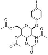 4-碘苯基 2-乙酰氨基-3,4,6-三-o-乙?；?2-脫氧-b-d-吡喃葡萄糖苷結(jié)構(gòu)式_38229-75-3結(jié)構(gòu)式