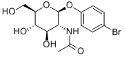 4-Bromophenyl2-acetamido-2-deoxy-beta-d-glucopyranoside Structure,38229-80-0Structure