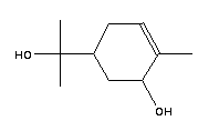 (1S-反式)-5-羥基-Alpha,Alpha,4-三甲基-3-環(huán)己烯-1-甲醇結(jié)構(gòu)式_38235-58-4結(jié)構(gòu)式