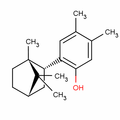 Endo-2-(1,7,7-trimethylbicyclo[2.2.1]hept-2-yl)-4,5-xylenol Structure,38237-68-2Structure