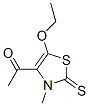 Ethanone,1-(5-ethoxy-2,3-dihydro-3-methyl-2-thioxo-4-thiazolyl)-(9ci) Structure,382611-21-4Structure