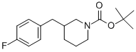 N-boc-3-(4-fluorobenzyl)piperidine Structure,382637-45-8Structure