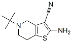 Thieno[3,2-c]pyridine-3-carbonitrile, 2-amino-5-(1,1-dimethylethyl)-4,5,6,7-tetrahydro- (9ci) Structure,382649-67-4Structure