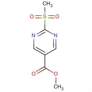 2-(Methylsulfonyl)-5-pyrimidinecarboxylic acid methyl ester Structure,38275-49-9Structure