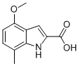 4-Methoxy-7-methyl-1h-indole-2-carboxylic acid Structure,383132-77-2Structure