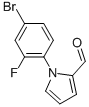 1-(4-Bromo-2-fluorophenyl)-1h-pyrrole-2-carboxaldehyde Structure,383136-24-1Structure