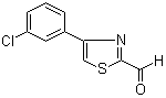 4-(3-Chlorophenyl)-2-thiazolecarboxaldehyde Structure,383142-59-4Structure