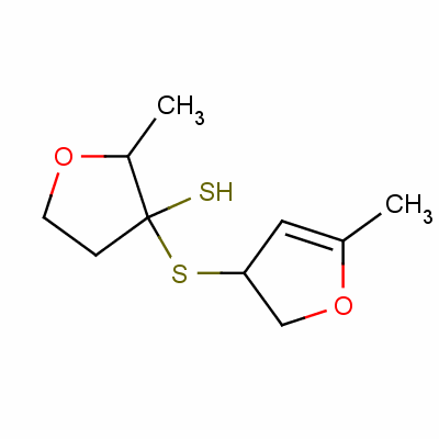 3-[(2,3-Dihydro-5-methyl-3-furyl)thio]tetrahydro-2-methylfuran-3-thiol Structure,38325-23-4Structure