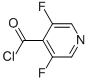 4-Pyridinecarbonyl chloride,3,5-difluoro-(9ci) Structure,383363-42-6Structure