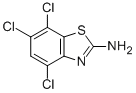 2-Amino-4,6,7-trichlorobenzothiazole Structure,38338-19-1Structure