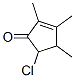 2-Cyclopenten-1-one, 5-chloro-2,3,4-trimethyl- Structure,38380-53-9Structure