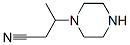 1-Piperazinepropanenitrile,-bta--methyl-(9ci) Structure,38405-84-4Structure