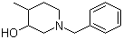 4-Methyl-1-(phenylmethyl)-3-piperidinol Structure,384338-20-9Structure