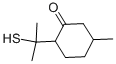 P-Mentha-8-thiol-3-one, cis + trans Structure,38462-22-5Structure