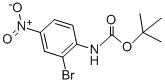 Tert-butyl 2-bromo-4-nitrophenylcarbamate Structure,384793-20-8Structure