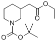 1-[(1,1-Dimethylethoxy)carbonyl]-3-Piperidineacetic acid ethyl ester Structure,384830-13-1Structure