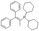 Dicyclohexyl(2,2-diphenyl-1-methylvinyl)phosphine Structure,384842-24-4Structure