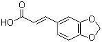 (2E)-3-(1,3-benzodioxol-5-yl)-2-propenoic acid Structure,38489-76-8Structure