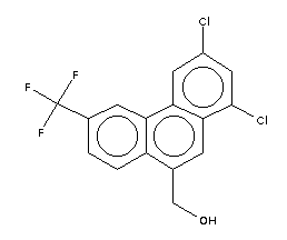 [1,3-Dichloro-6-(trifluoromethyl)-9-phenanthryl]methanol Structure,38492-81-8Structure