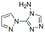 4H-1,2,4-triazol-4-amine, 3-(1h-pyrazol-1-yl)-(9ci) Structure,385377-16-2Structure