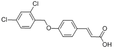 3-{4-[(2,4-Dichlorobenzyl)oxy]phenyl}acrylic acid Structure,385383-41-5Structure