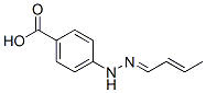 Benzoic acid,4-(2-butenylidenehydrazino)-(9ci) Structure,385405-70-9Structure