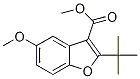 Methyl 2-tert-butyl-5-methoxybenzofuran-3-carboxylate Structure,385419-83-0Structure