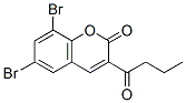 6,8-Dibromo-3-butyryl-2h-chromen-2-one Structure,3855-85-4Structure