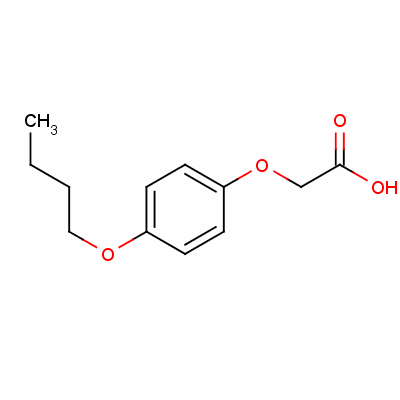 (4-Butoxyphenoxy)acetic acid Structure,38559-81-8Structure