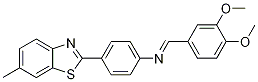 N-[(3,4-dimethoxyphenyl)methylene]-4-(6-methyl-2-benzothiazolyl)benzenamine Structure,385790-72-7Structure