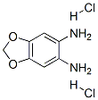 1,2-Diamino-4,5-methylenedioxybenzene,dihydrochloride Structure,38608-07-0Structure