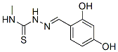 Hydrazinecarbothioamide,2-[(2,4-dihydroxyphenyl)methylene]-n-methyl-(9ci) Structure,386254-60-0Structure