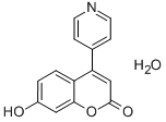 7-Hydroxy-4-(4-pyridyl)coumarin monohydrate Structure,386704-08-1Structure