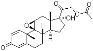 醋酸潑尼松龍環(huán)氧結(jié)構(gòu)式_38680-83-0結(jié)構(gòu)式