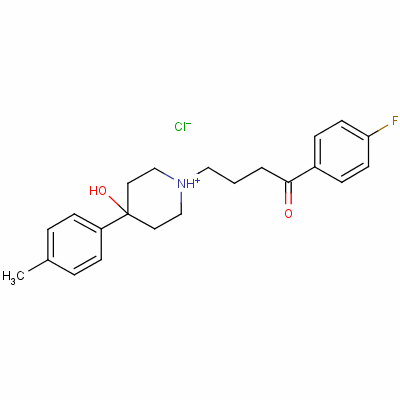 1-[3-(P-fluorobenzoyl)propyl]-4-hydroxy-4-(p-tolyl)piperidinium chloride Structure,3871-82-7Structure