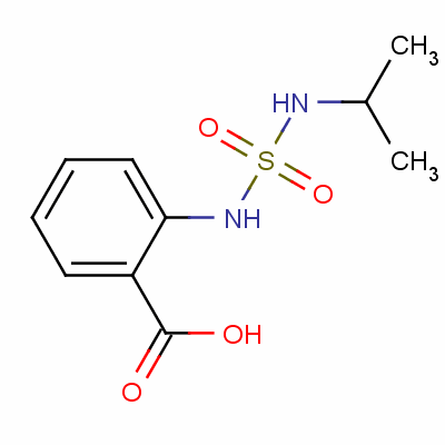 2-[[[(1-Methylethyl)amino]sulphonyl ]amino]benzoic acid Structure,38758-15-5Structure