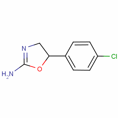 2-Oxazolamine, 5-(4-chlorophenyl)-4,5-dihydro- Structure,3876-10-6Structure