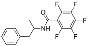 N-(1-methyl-2-phenylethyl)-2,3,4,5,6-pentafluorobenzamide Structure,38771-48-1Structure