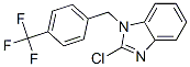 2-Chloro-1-(4-trifluoromethyl-benzyl)-1H-benzoimidazole Structure,388574-65-0Structure