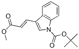 3-(2-Methoxycarbonyl-vinyl)-indole-1-carboxylic acid tert-butyl ester Structure,388631-93-4Structure