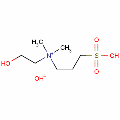 2-Hydroxyethyl-dimethyl-(3-sulfopropyl)azanium hydroxide Structure,38880-58-9Structure