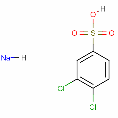 3,4-二氯苯磺酸鈉結(jié)構(gòu)式_38950-28-6結(jié)構(gòu)式