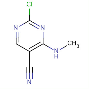 2-Chloro-4-(methylamino)-5-pyrimidinecarbonitrile Structure,389606-74-0Structure