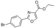 Ethyl 2-(4-bromophenyl)-1,3-oxazole-4-carboxylate Structure,391248-23-0Structure