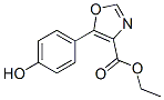 5-(4-Hydroxy-phenyl)-oxazole-4-carboxylic acid ethyl ester Structure,391248-24-1Structure