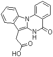 5,6-Dihydro-5-oxoindolo[1,2-a]quinazoline-7-acetic acid Structure,391670-48-7Structure