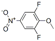 2,6-Difluoro-4-nitroanisole Structure,392-25-6Structure