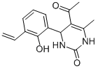 5-Acetyl-4-(3-ethenyl-2-hydroxyphenyl)-3,4-dihydro-6-methyl-2(1h)-pyrimidinone Structure,392314-89-5Structure