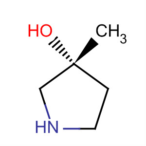 (R)-3-甲基吡咯烷-3-醇結(jié)構(gòu)式_392338-65-7結(jié)構(gòu)式